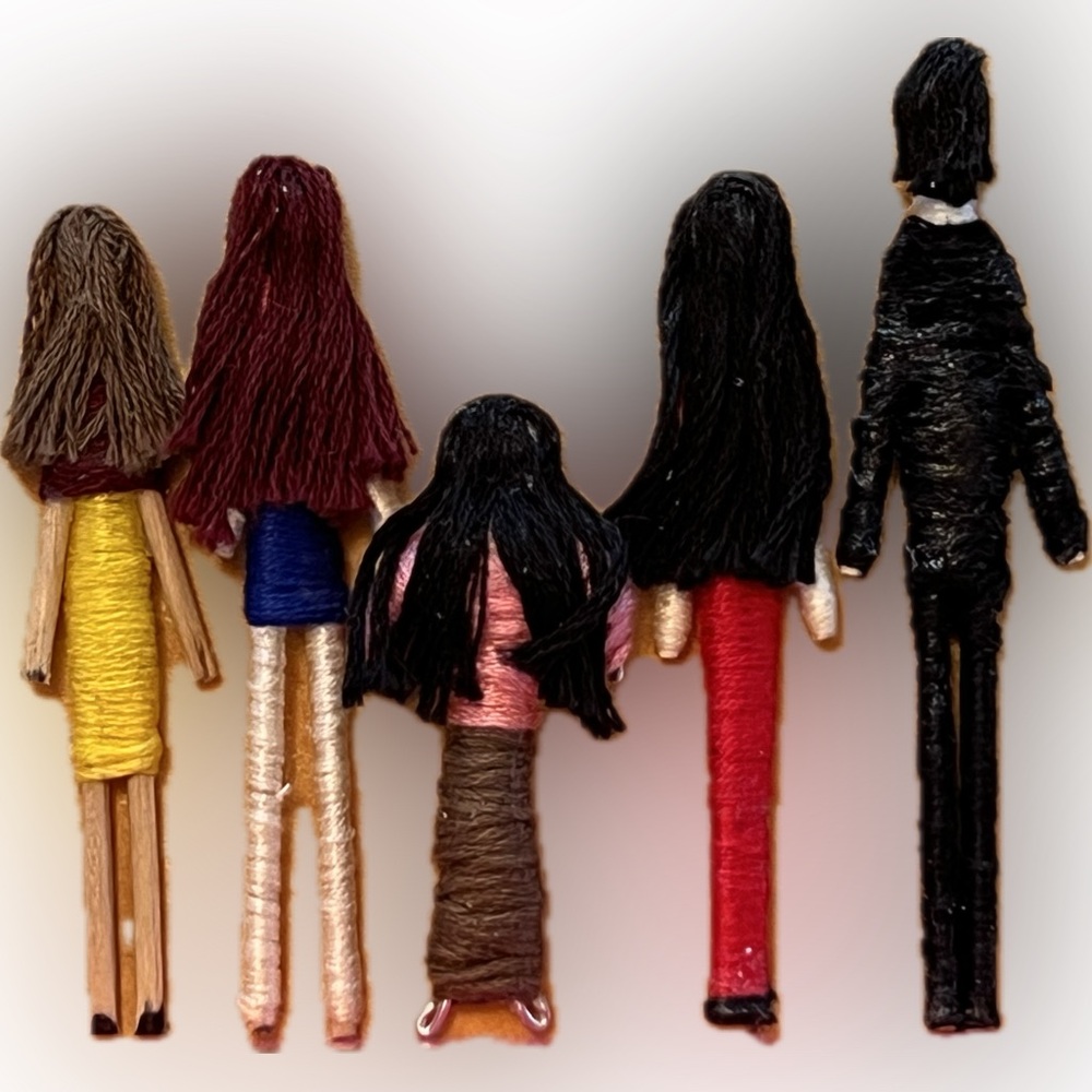 Worry Dolls / Toothpick Dolls / Paperclip Doll - Picture 2 of 15